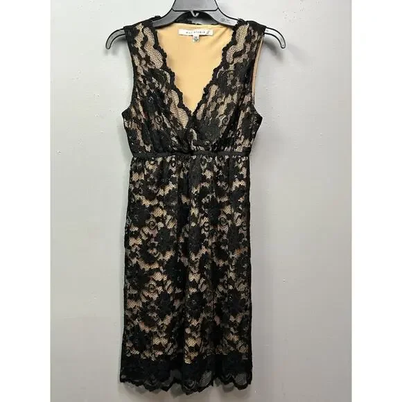 chinese dress ladies Max Mara Studio Abano Black Floral Lace Dress main image 0